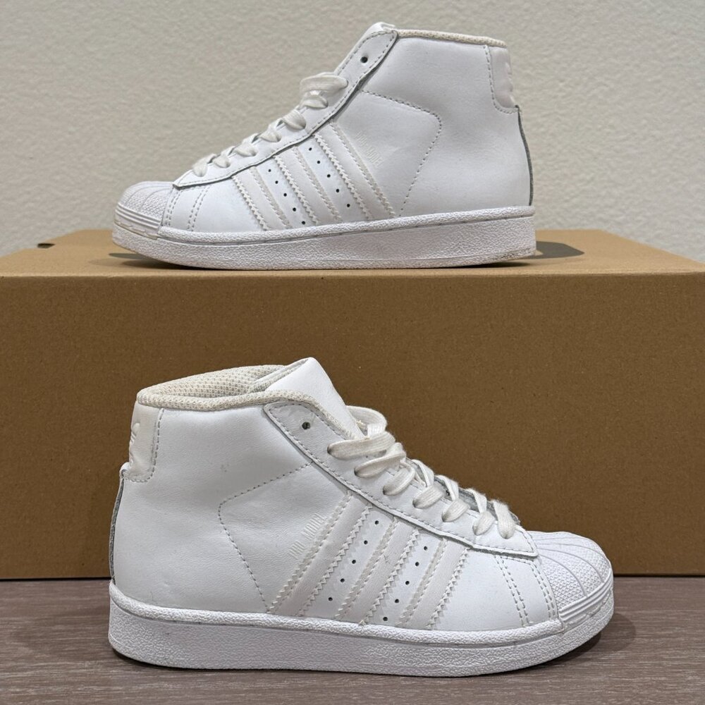 Adidas Originals Pro Model C White/White-White BY4393 Pre-School 11K
